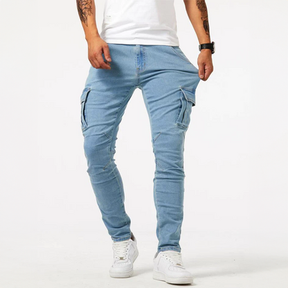 BROOKLYN ELITE - JEAN CARGO EN DENIM