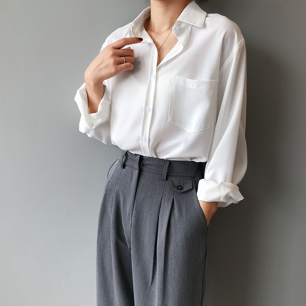 REVÊRIE LOTUS - BLOUSE EN SATIN