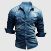 VALERIO - CHEMISE EN DENIM ÉLÉGANTE POUR HOMMES