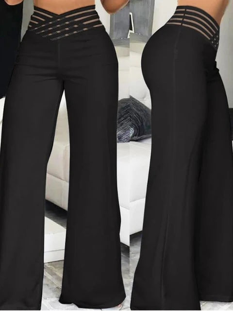 MIRELLE - PANTALON LARGE ÉVASÉ POUR FEMME