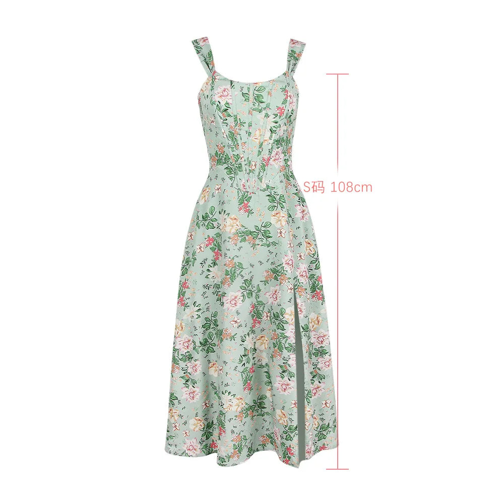 L'AMOURELLE - ROBE D'ÉTÉ AVEC IMPRIMÉ FLORAL