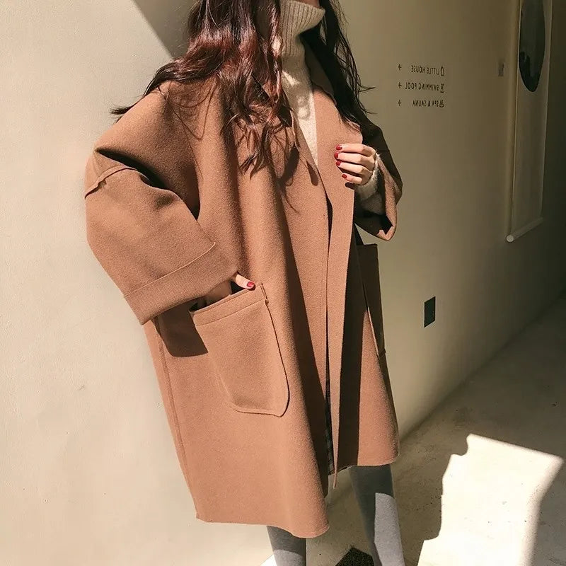 WOOLEN - TRENCH OVERSIZE ÉLÉGANT